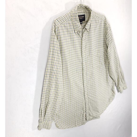 Abercrombie & Fitch Shirt Mens Medium Multicolor Check Wool Blend Button Down - Picture 5 of 11